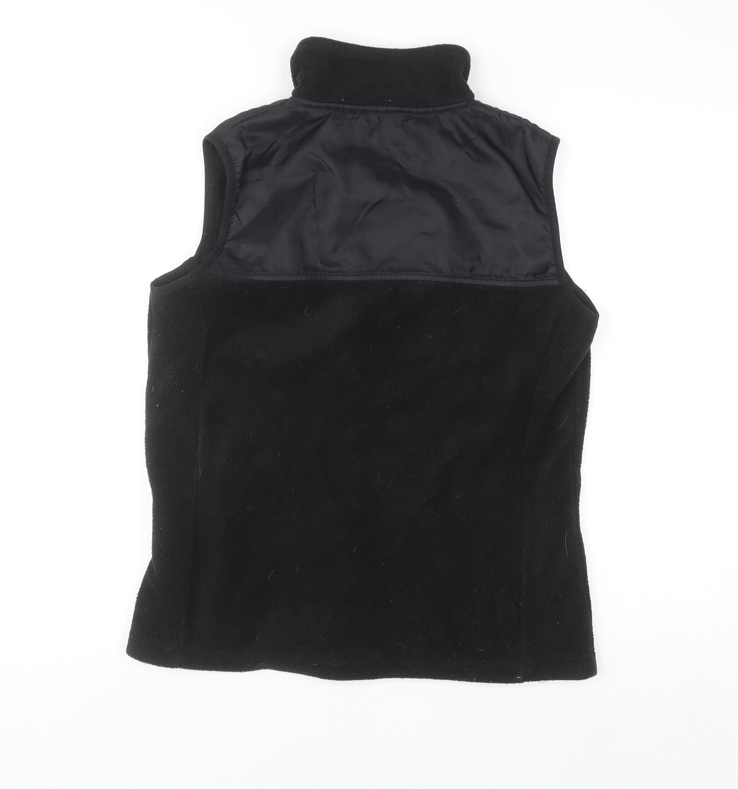 Maine New England Women's Black Fleece Zip Waistcoat Size 10