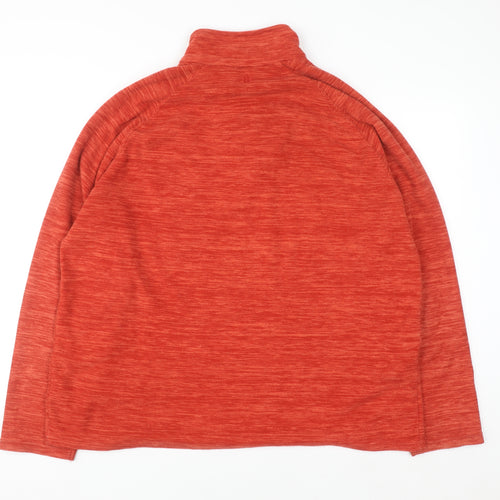 Mountain Warehouse Men's Red XL Half Zip Fleece Sweatshirt