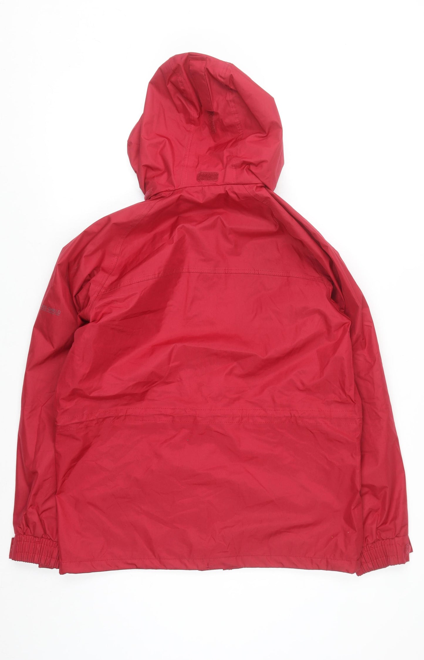 Trespass Men Red Waterproof Hooded Rain Jacket Size S
