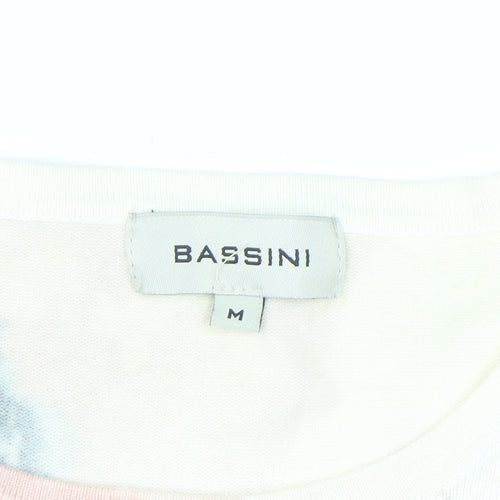 Bassini Women’s Multicoloured Floral Rhinestone Pullover Jumper M