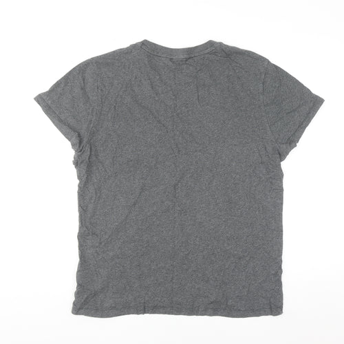 Superdry Studios Men's Grey XL Crew Neck Cotton T-Shirt