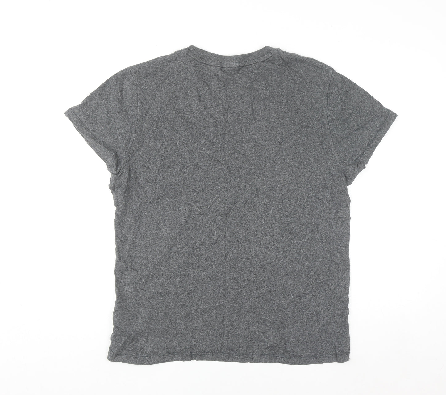 Superdry Studios Men's Grey XL Crew Neck Cotton T-Shirt