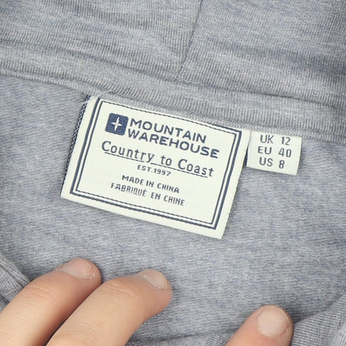 Mountain Warehouse Women’s Grey Pullover Hoodie UK 12 Country to Coast