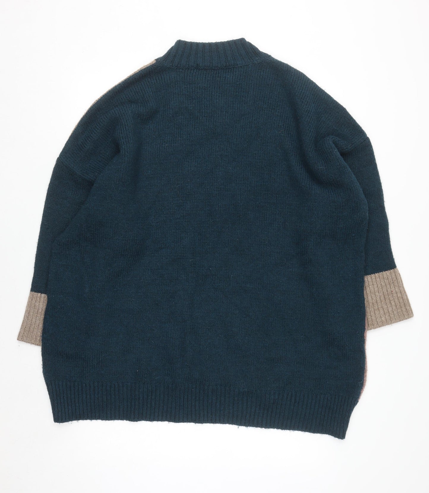 Next Men's Multicoloured XL Chunky Knit V-Neck Jumper