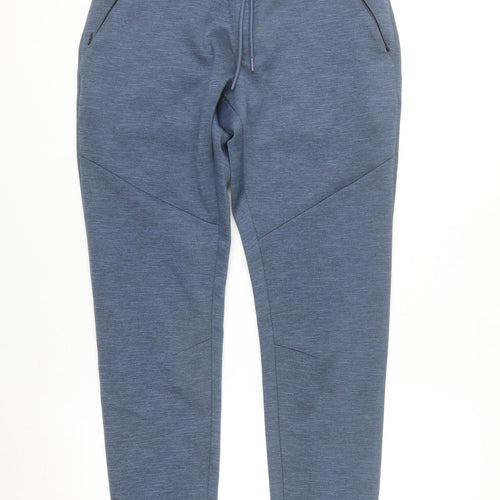 Dunnes Stores Men's Blue Jogger Trousers XS Slim Fit Stretch Activewear