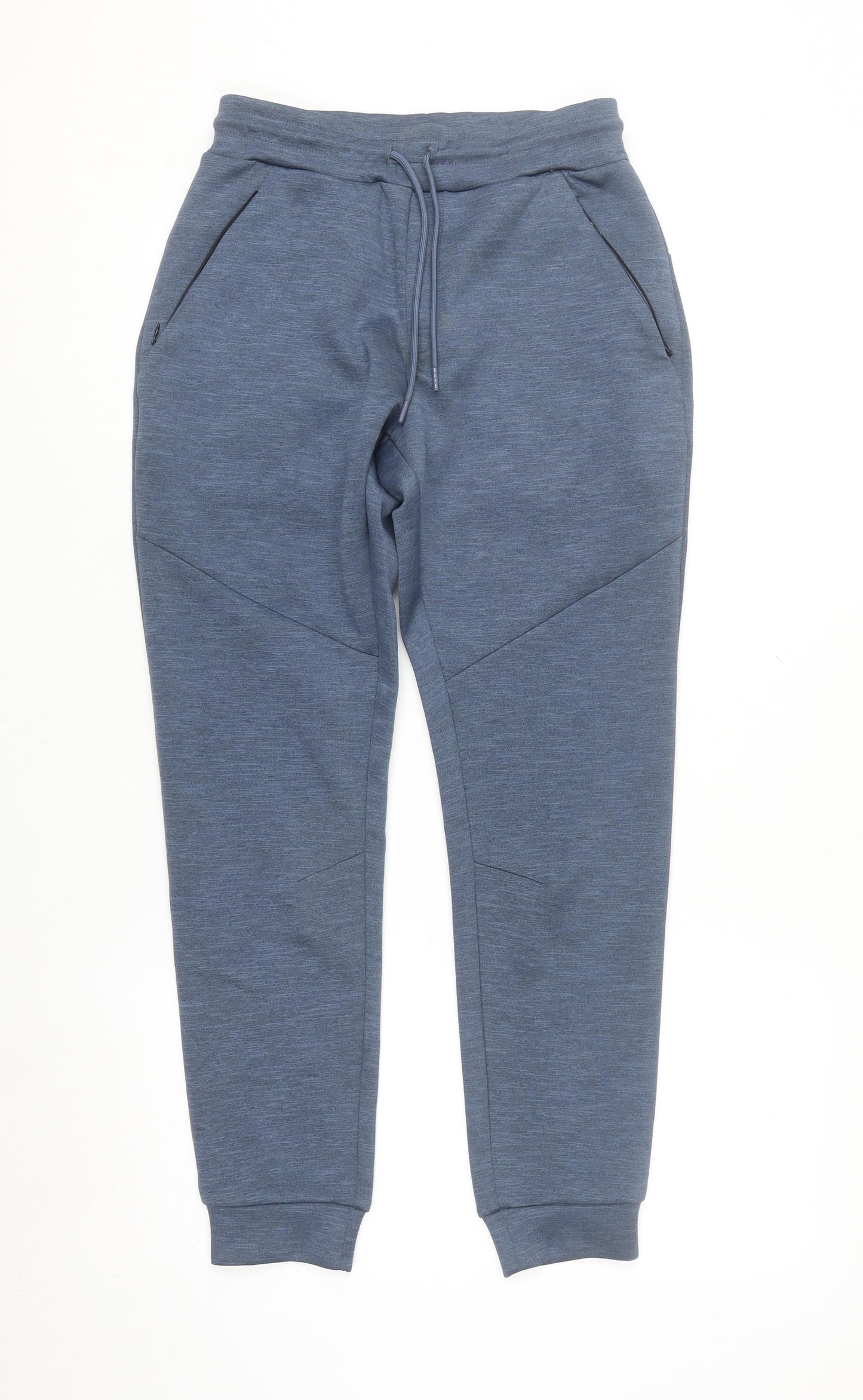 Dunnes Stores Men's Blue Jogger Trousers XS Slim Fit Stretch Activewear