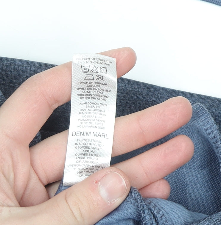 Dunnes Stores Men's Blue Jogger Trousers XS Slim Fit Stretch Activewear