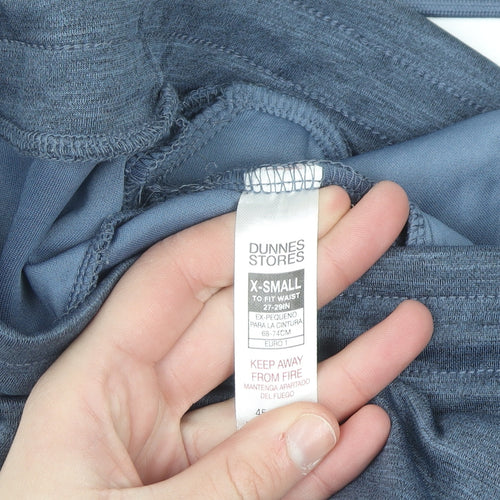 Dunnes Stores Men's Blue Jogger Trousers XS Slim Fit Stretch Activewear