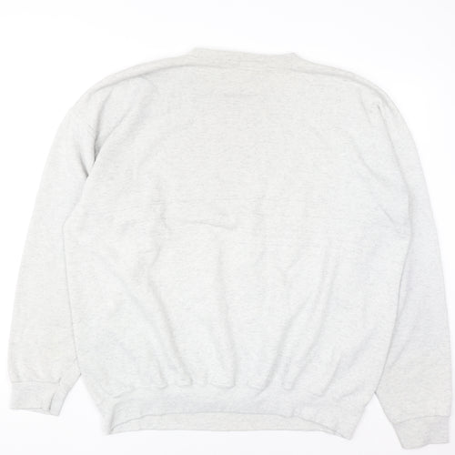 Ralph Lauren Mens Grey XL Pullover Sweatshirt Long Sleeve Classic