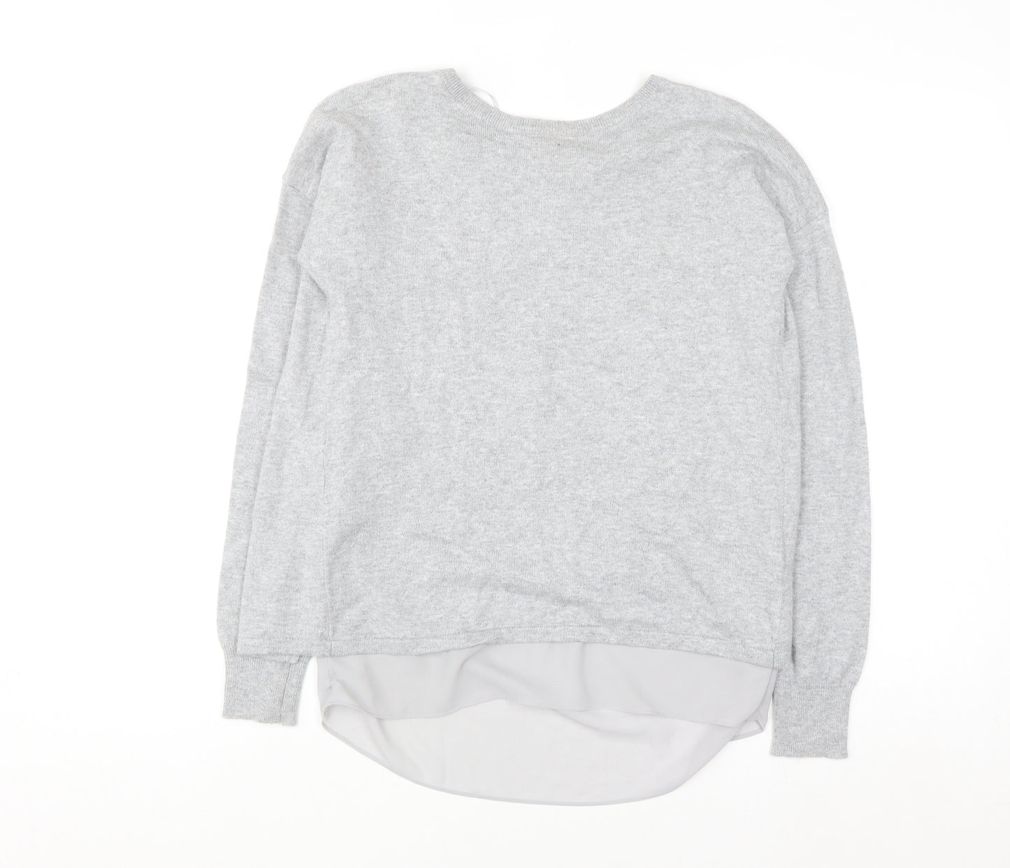 Marks and Spencer Autograph Women's Grey Cashmere Blend Pullover Jumper Size 6