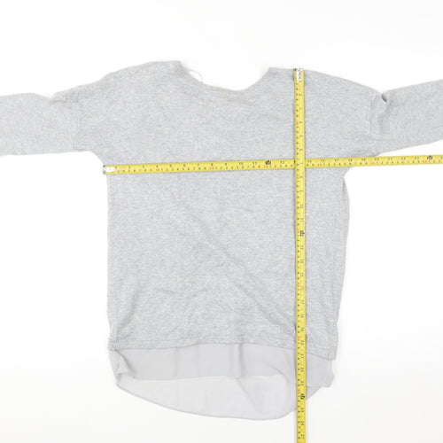 Marks and Spencer Autograph Women's Grey Cashmere Blend Pullover Jumper Size 6