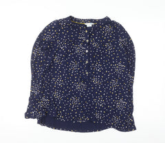 Boden Women’s Blue Polka Dot Long Sleeve Tunic Blouse UK 10