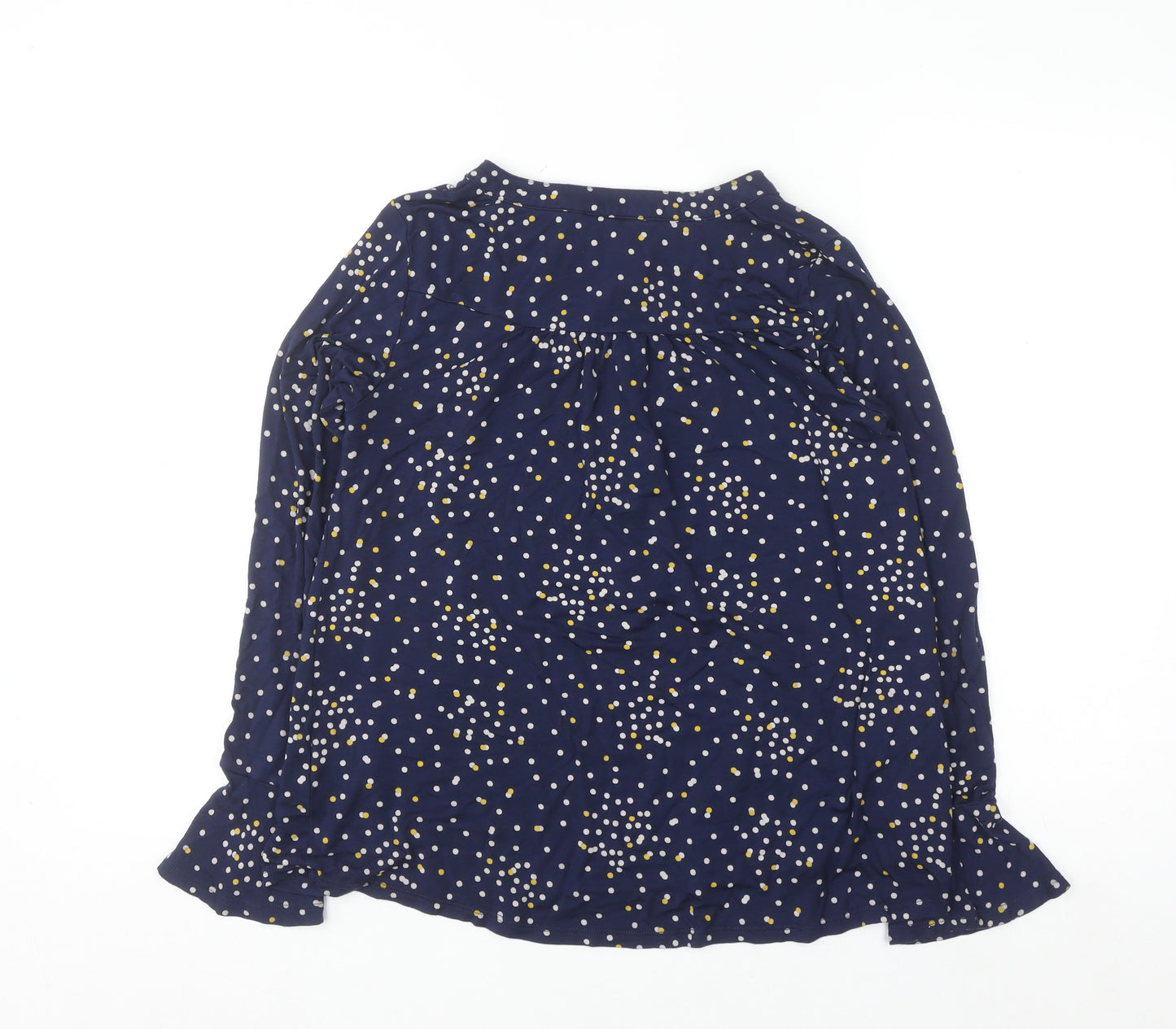 Boden Women’s Blue Polka Dot Long Sleeve Tunic Blouse UK 10
