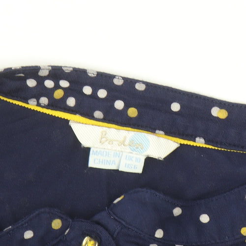 Boden Women’s Blue Polka Dot Long Sleeve Tunic Blouse UK 10