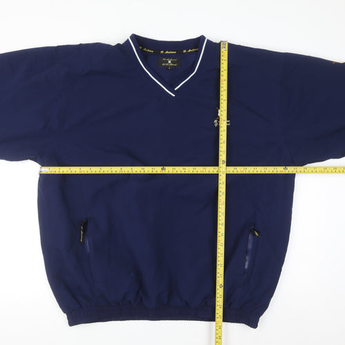 St. Andrews of Scotland Men’s Blue V-Neck Golf Pullover Sweatshirt L