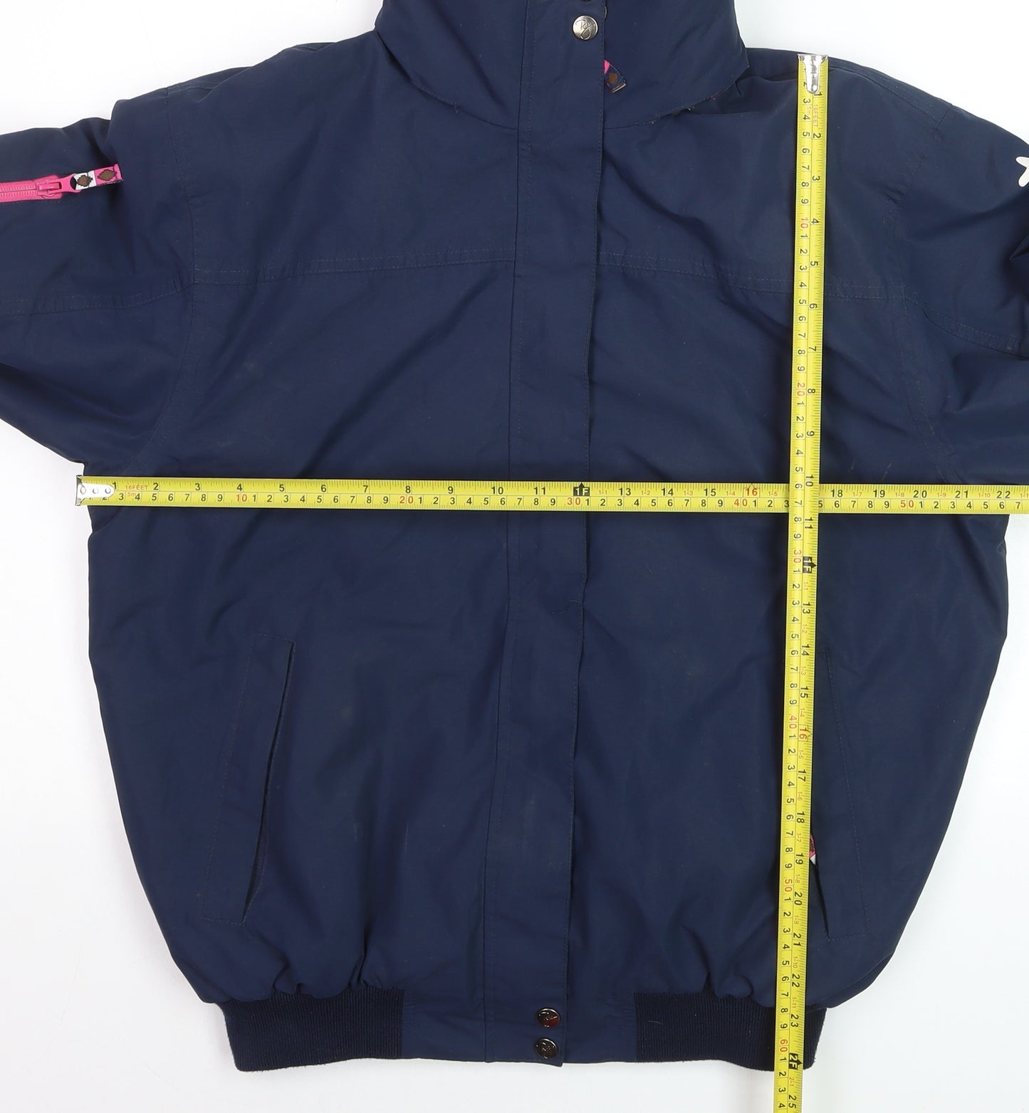 Rydale Womens Blue Ripon Equestrian Bomber Jacket Size M