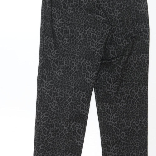 Gerard Women’s Black Animal Print Stretch Leggings Size 12