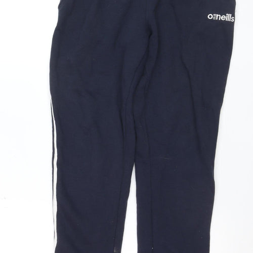 O'Neills Men's Black Medium Jogger Sweatpants with Side Stripes