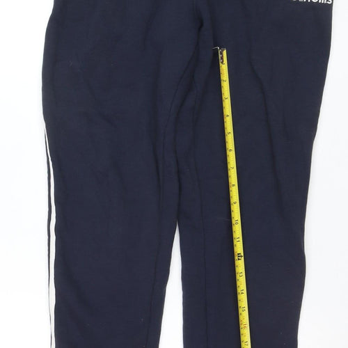O'Neills Men's Black Medium Jogger Sweatpants with Side Stripes
