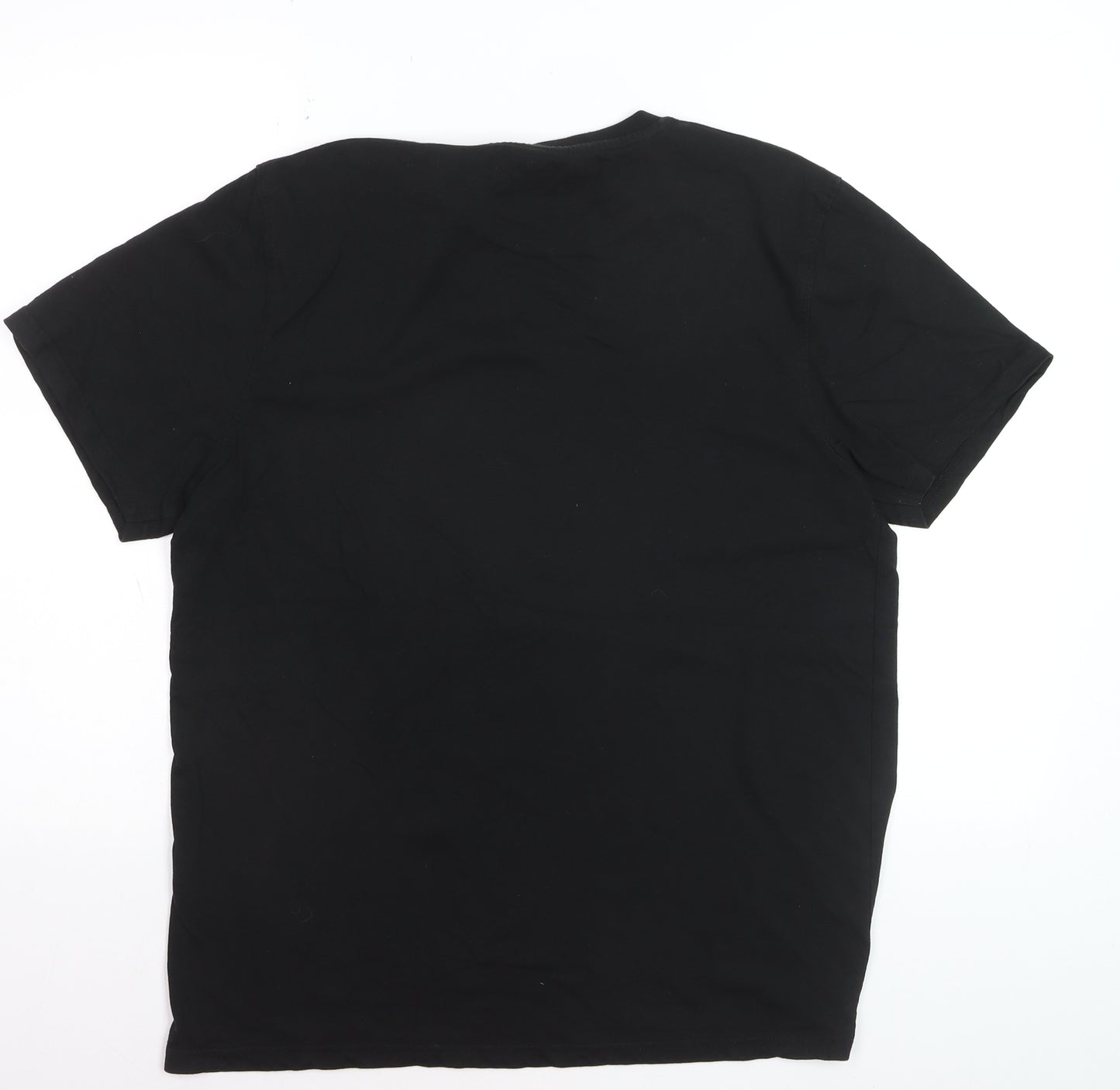 Mountain Warehouse Men’s Black Outdoor Graphic Crew Neck T-Shirt M