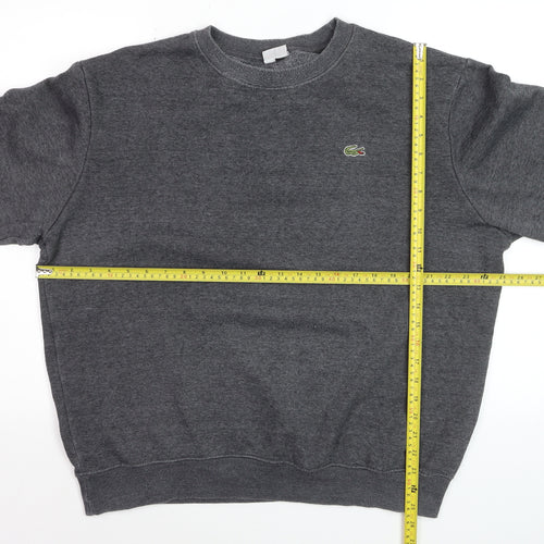 Lacoste Men's Grey XL Pullover Sweatshirt Crew Neck Fleece