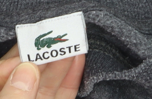 Lacoste Men's Grey XL Pullover Sweatshirt Crew Neck Fleece