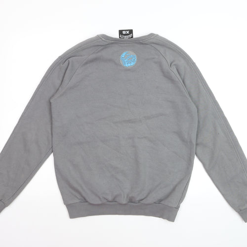 GrindCity Men's Grey XS Crew Neck Pullover Sweatshirt