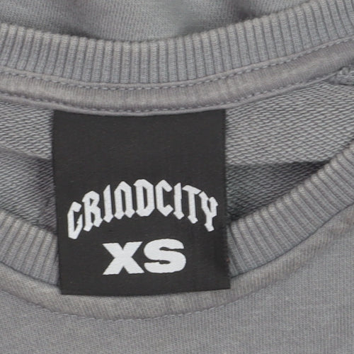 GrindCity Men's Grey XS Crew Neck Pullover Sweatshirt