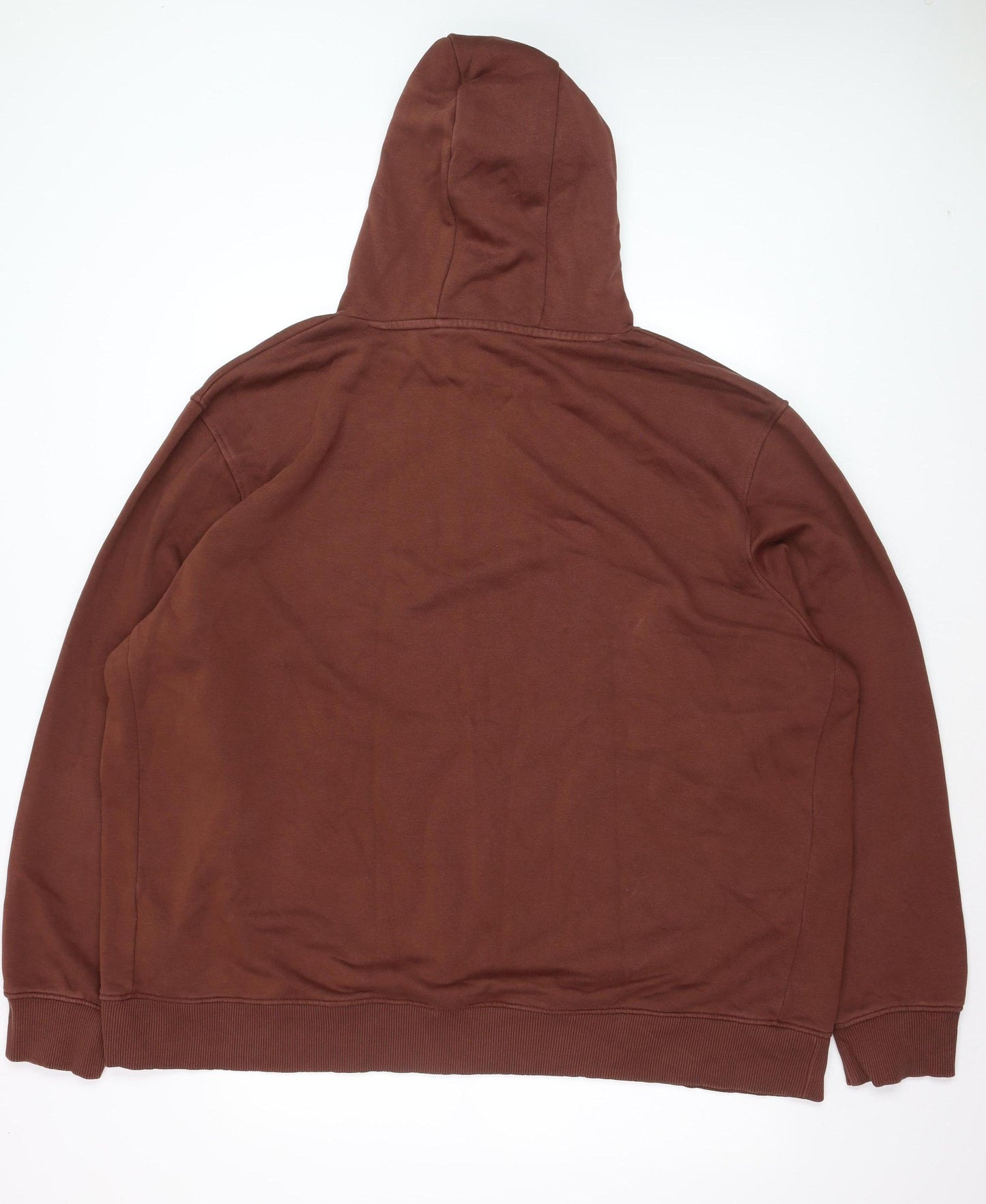 Next Men’s Brown 4XL Pullover Hoodie Sweatshirt Fleece