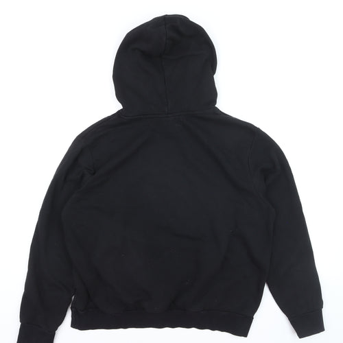 DIVIDED Men’s Black Pullover Hoodie L Fleece Cotton Blend