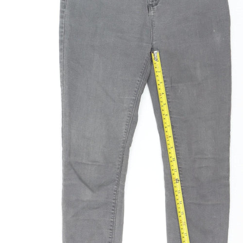 Dorothy Perkins FRANKIE Women's Grey Size 10 Skinny Jeans