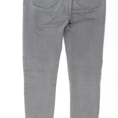 Dorothy Perkins FRANKIE Women's Grey Size 10 Skinny Jeans