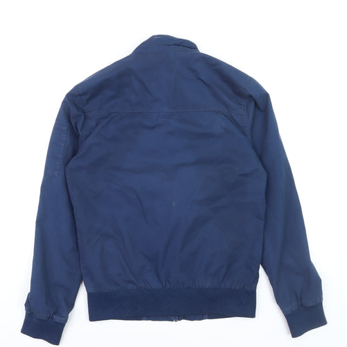 Levi's Men's Blue Cotton Bomber Jacket Size S Casual Zip-Up