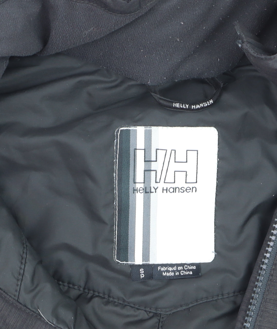 Helly Hansen Mens Black Parka Coat S Waterproof Hooded Winter Jacket