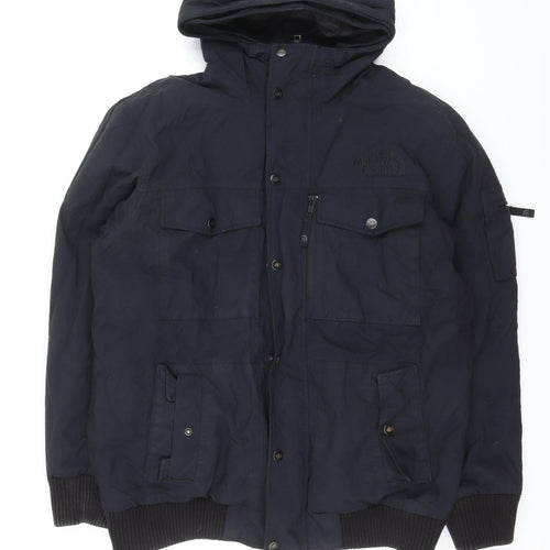 The North Face Men's Black L Hooded Insulated Parka Jacket