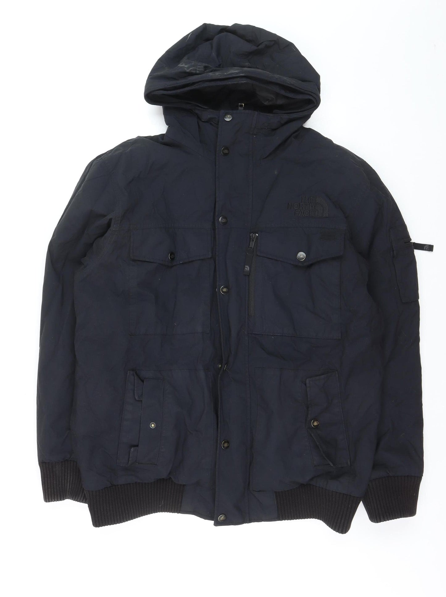 The North Face Men's Black L Hooded Insulated Parka Jacket