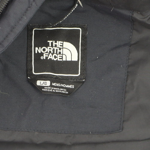 The North Face Men's Black L Hooded Insulated Parka Jacket