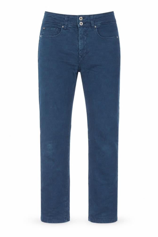 Front view of Salsa Life Men's Blue Slim Straight Jeans W30 L34
