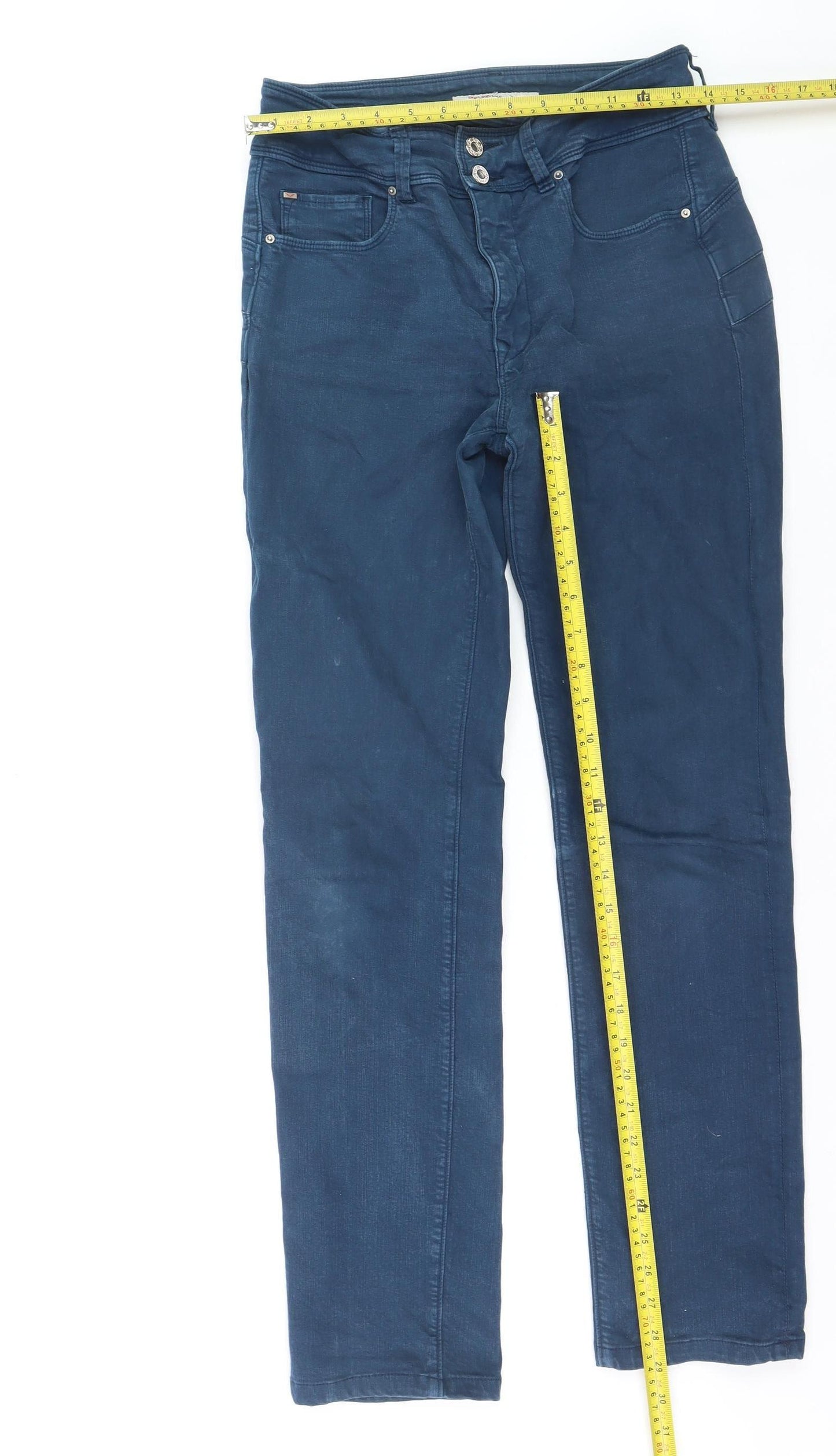 Salsa Life Men's Blue Slim Straight Jeans W30 L34