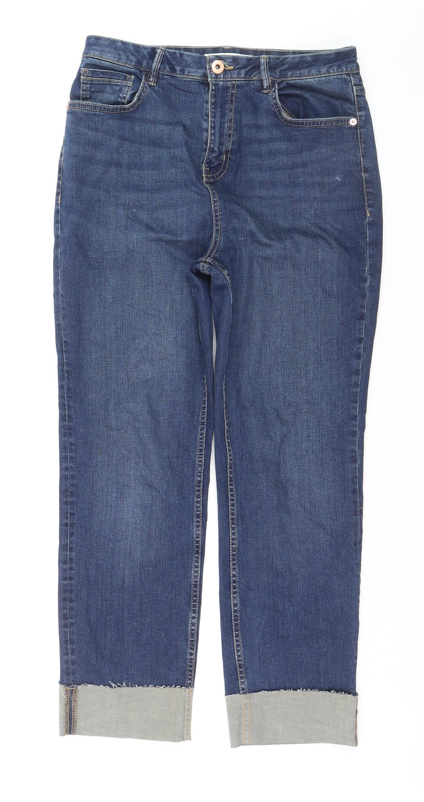 Marks and Spencer Women’s Blue Slim Cropped Jeans Size 12