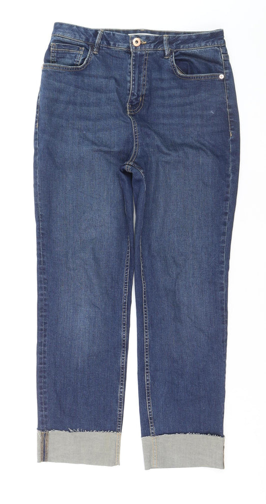 Marks and Spencer Women’s Blue Slim Cropped Jeans Size 12