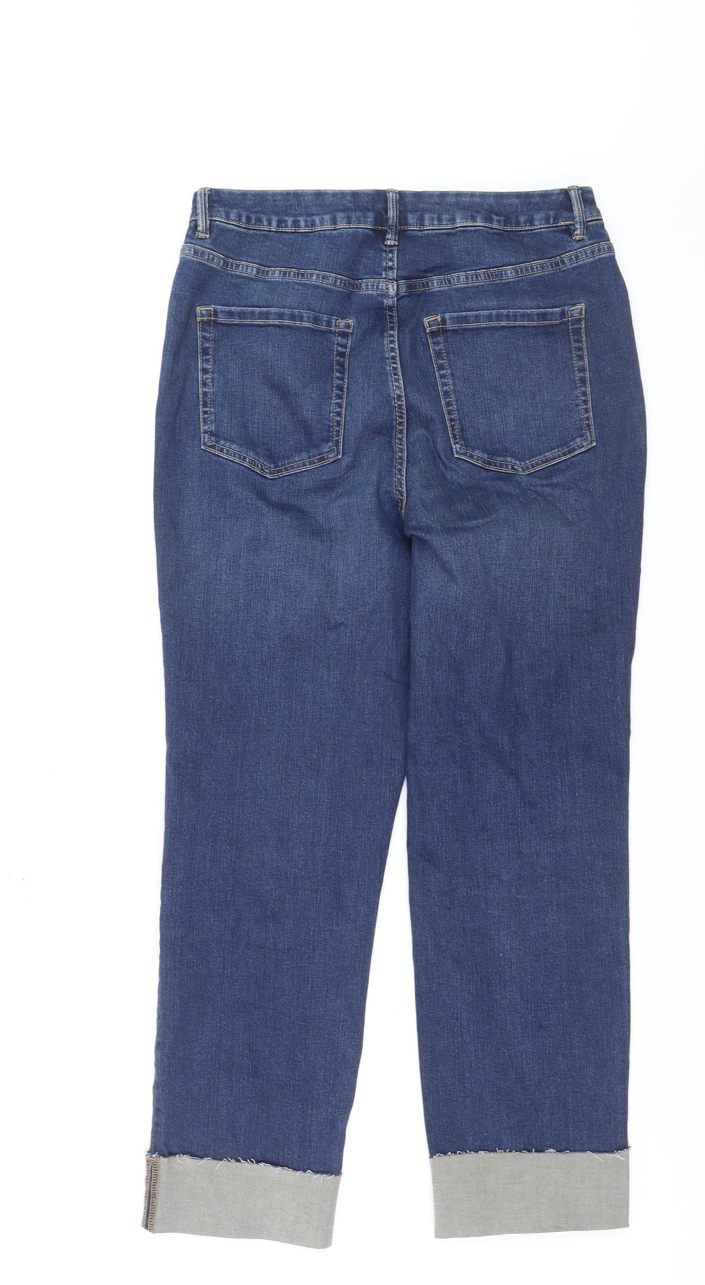 Marks and Spencer Women’s Blue Slim Cropped Jeans Size 12
