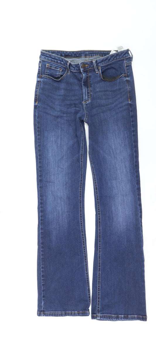 Marks and Spencer Women's Blue Bootcut Regular Fit Jeans Size 10