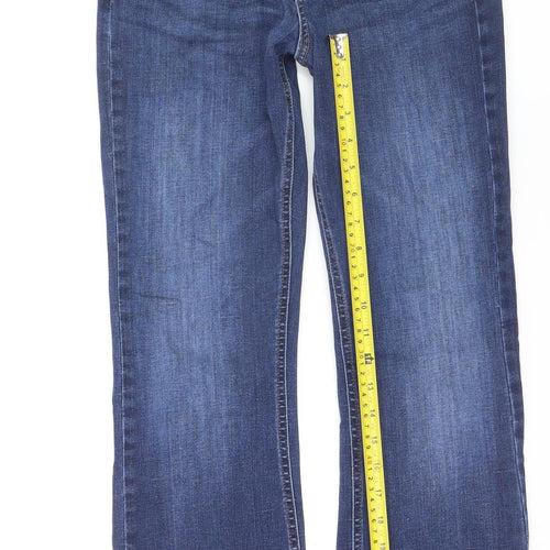 Marks and Spencer Women's Blue Bootcut Regular Fit Jeans Size 10