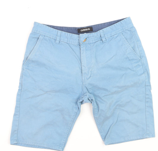 Quiksilver Men's Blue Chino Shorts Size 32 Regular Fit