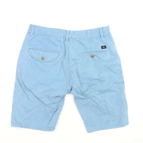 Quiksilver Men's Blue Chino Shorts Size 32 Regular Fit