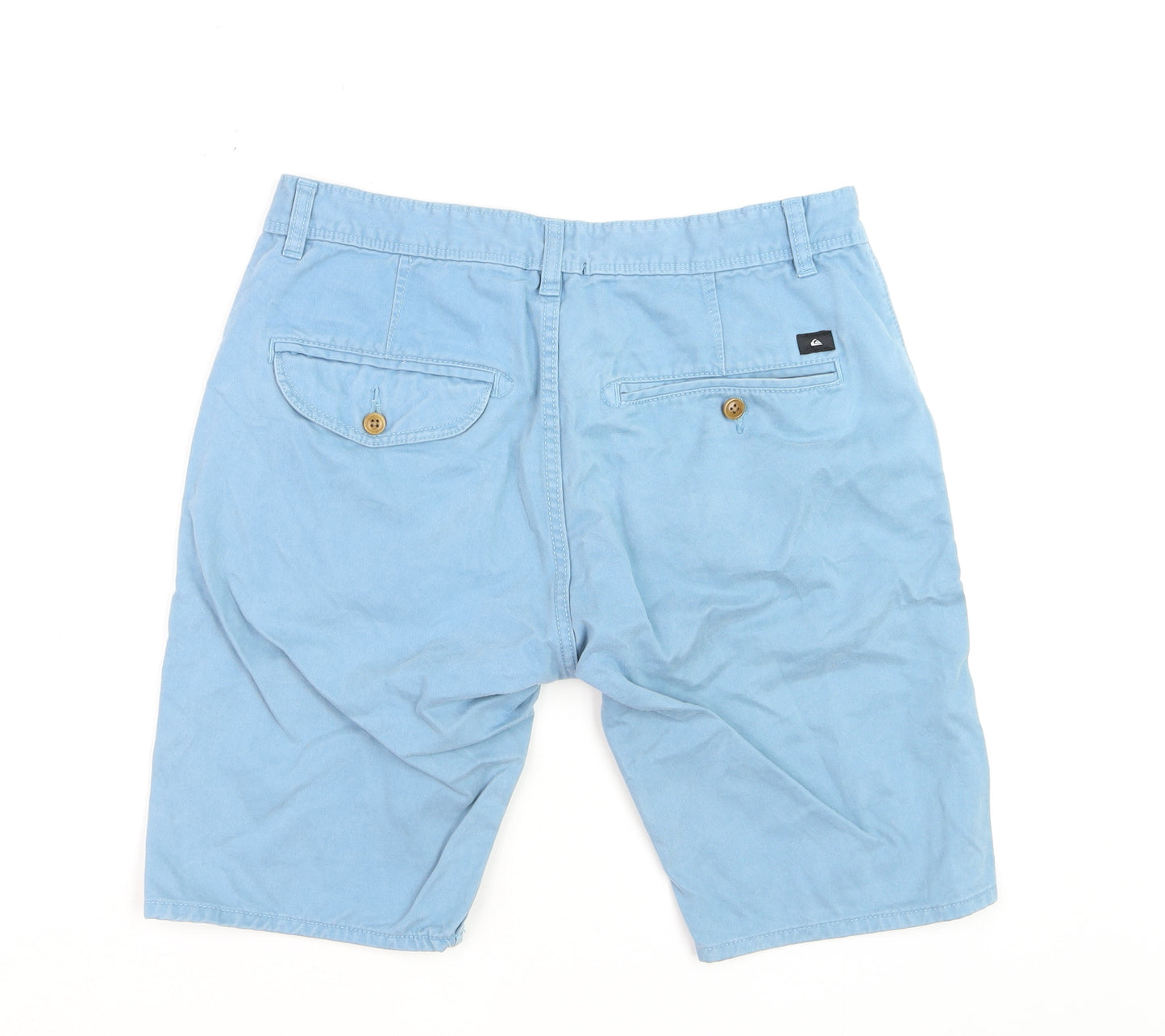 Quiksilver Men's Blue Chino Shorts Size 32 Regular Fit