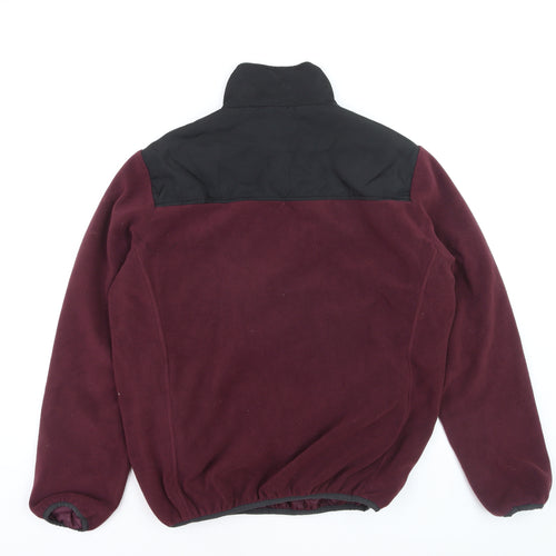 Bench Men’s Brown Fleece 1/4 Zip Activewear Jacket L