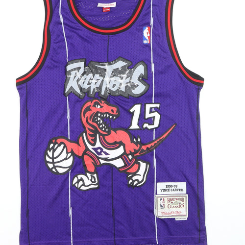 Mitchell & Ness Men’s Purple Raptors 15 Vince Carter Basketball Jersey M