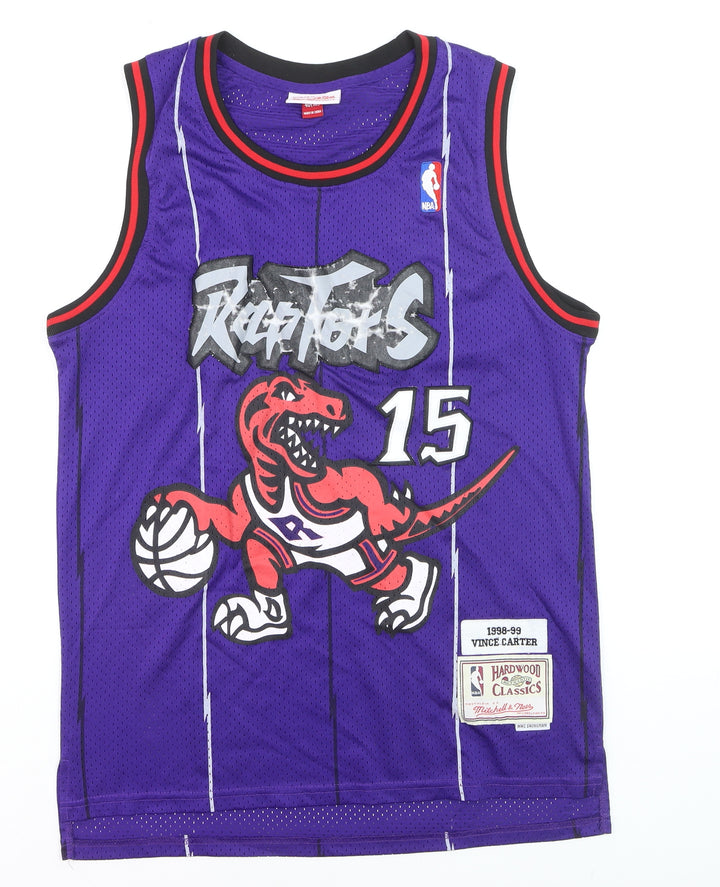 Mitchell & Ness Men’s Purple Raptors 15 Vince Carter Basketball Jersey M